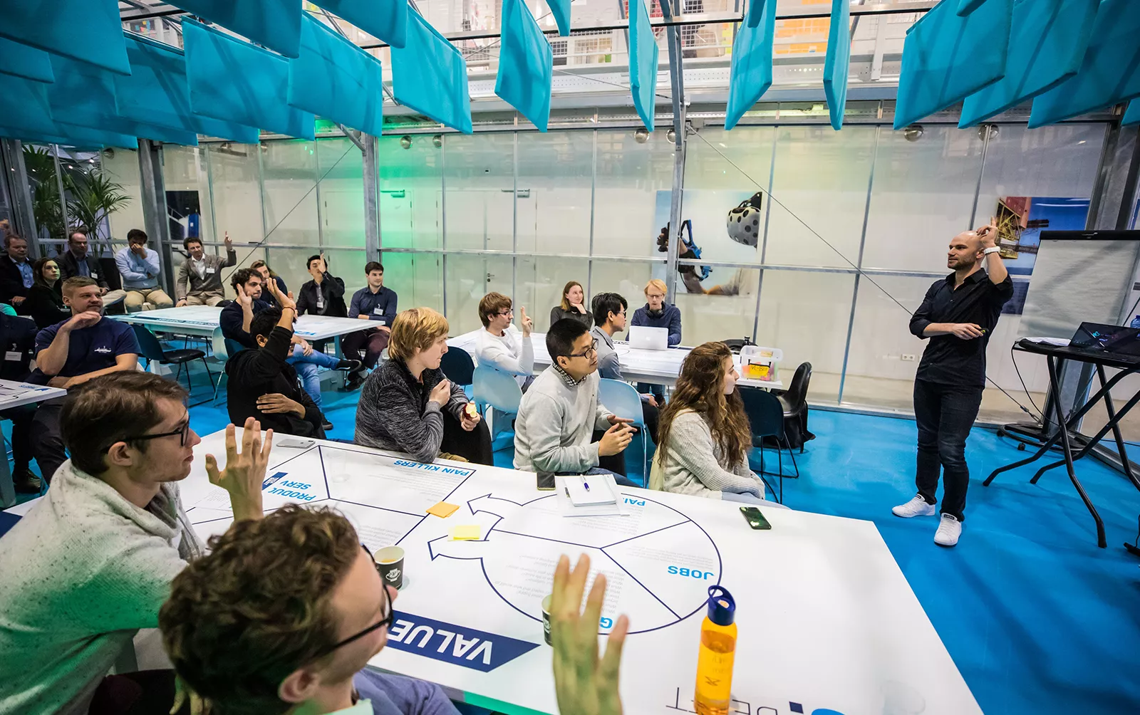 Students at the Aramco and YES Delft Tech Quest 2019