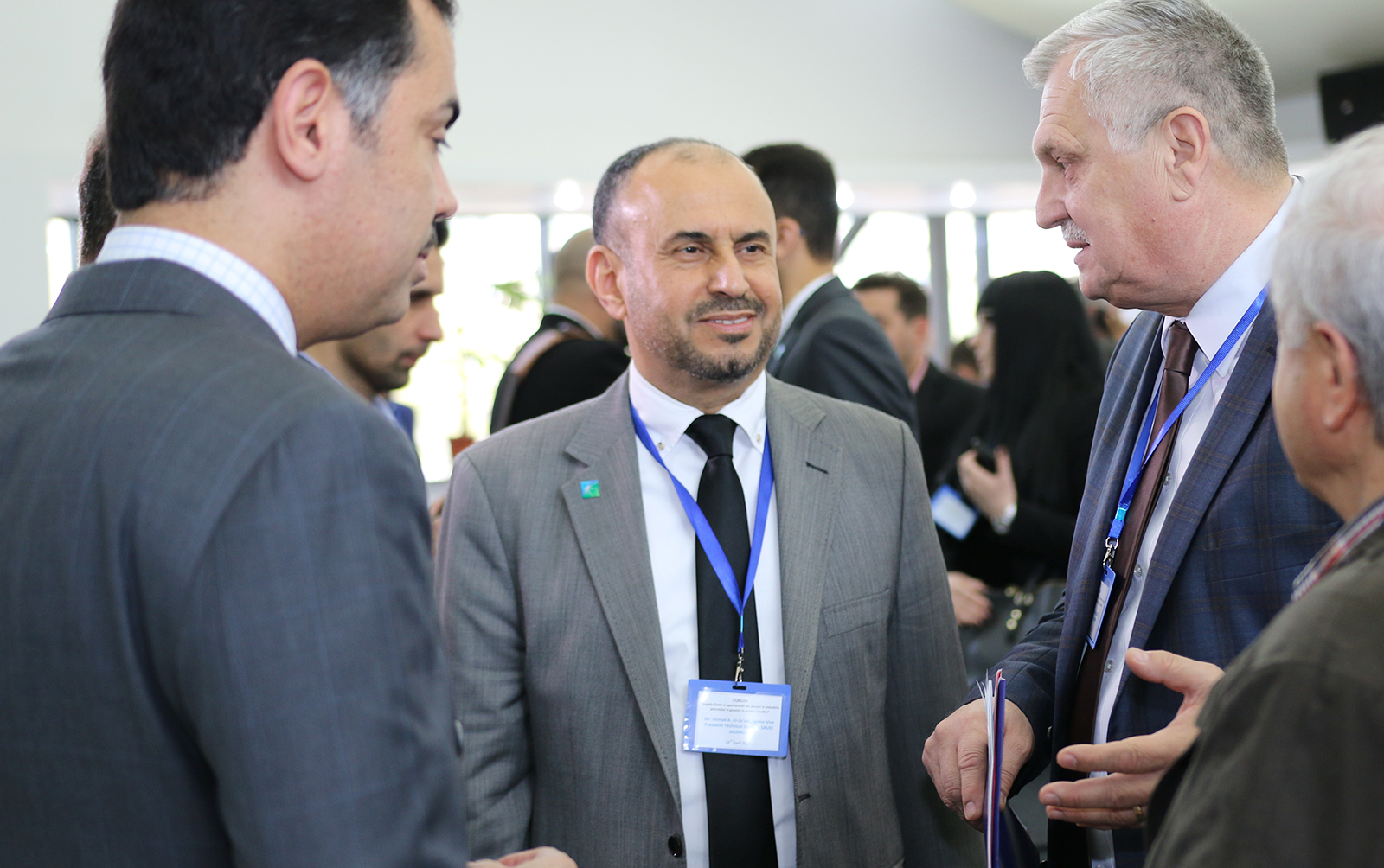 Aramco SVP of Technical Services, Mr Ahmad Al Sa'adi, at the Aramco Sourcing and Supply Chain event in Ploiesti, Romania.