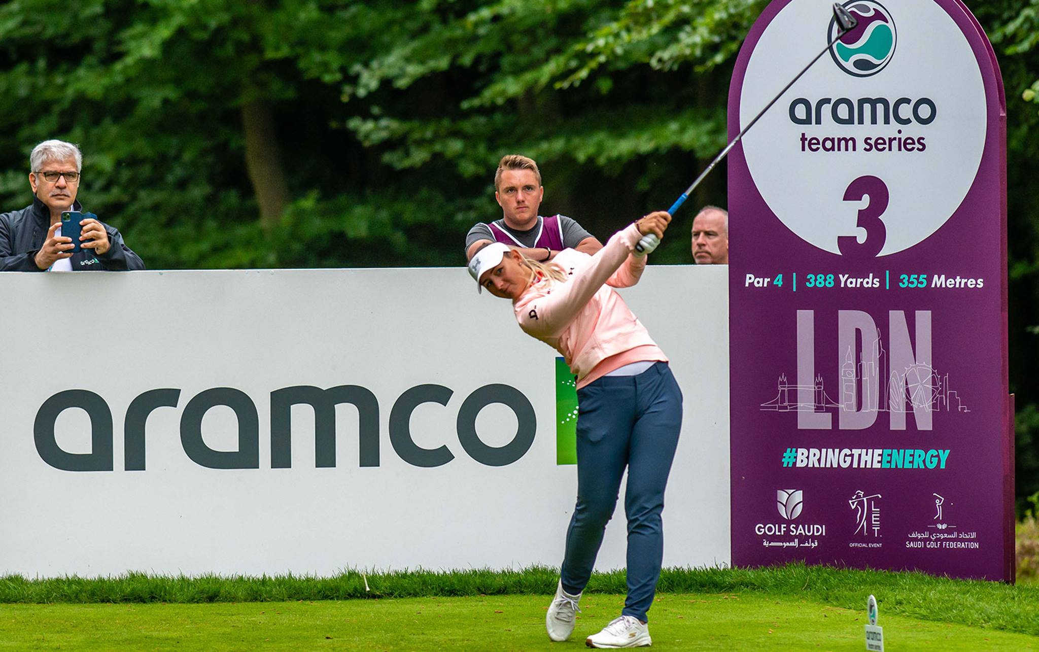 First of Aramco Team Series golf tournaments a success Aramco Europe