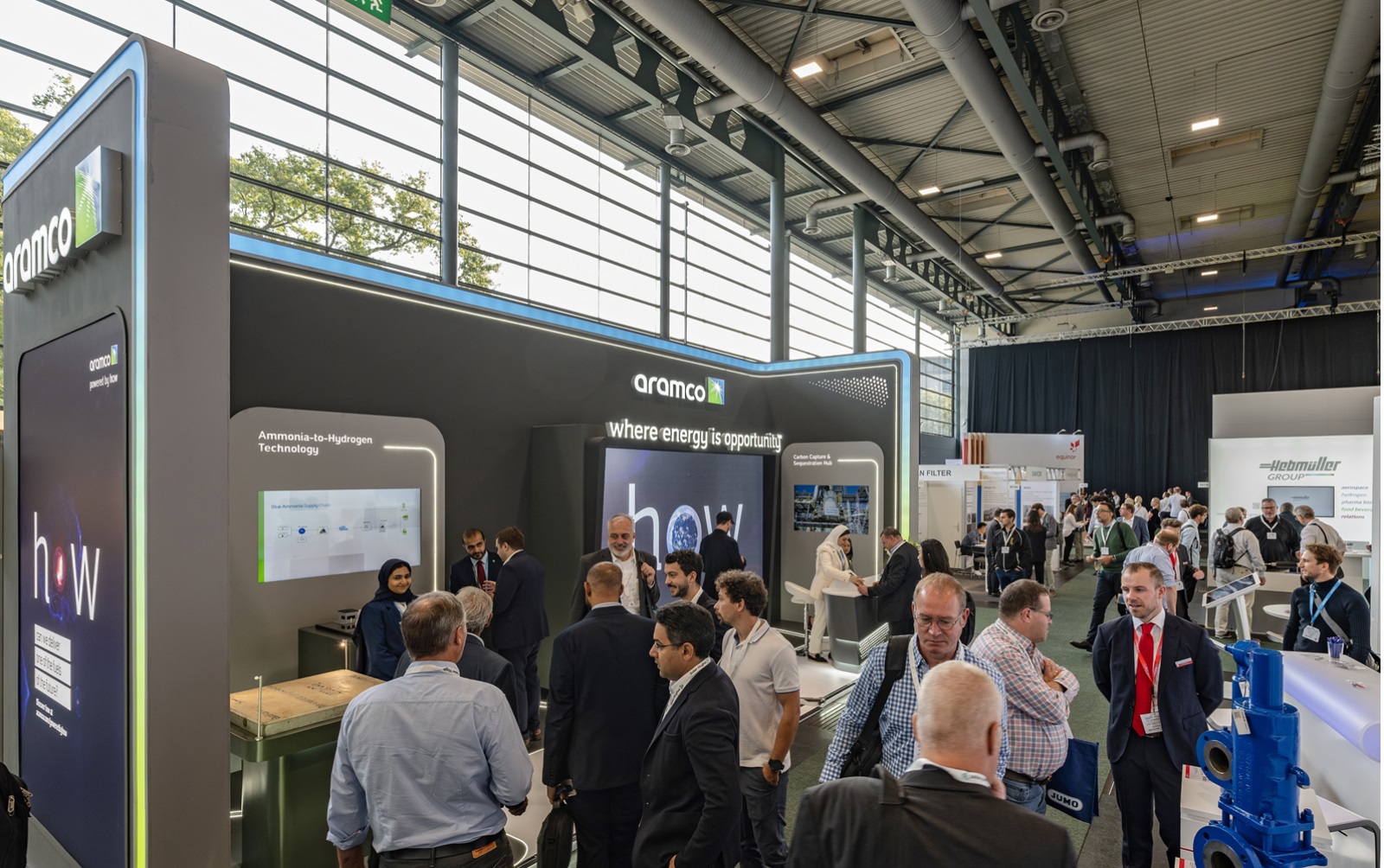 Aramco champions ammonia value chain at world's biggest hydrogen shows ...