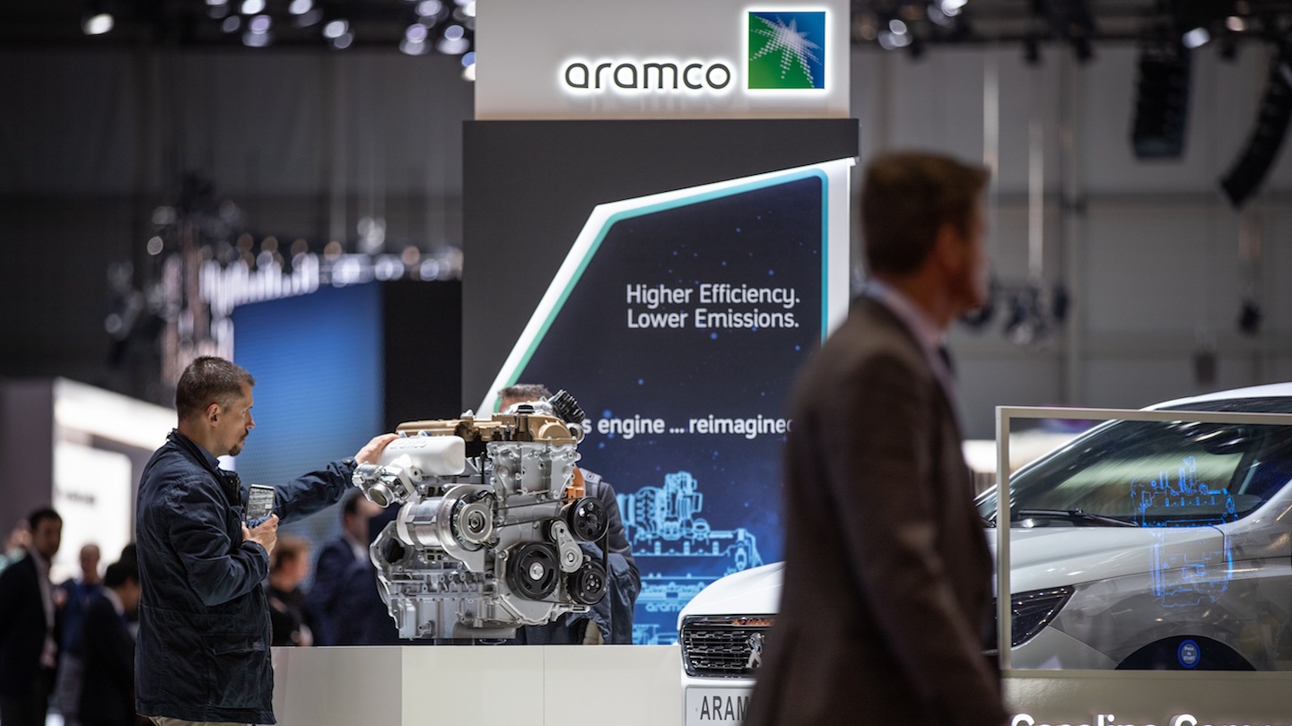 Detailed Car Engine Model Aramco